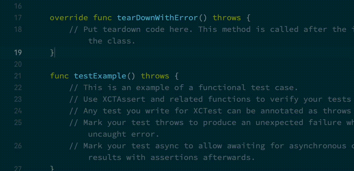 Demo of GitHub Copilot for Xcode
