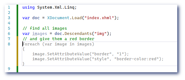 Code from comment