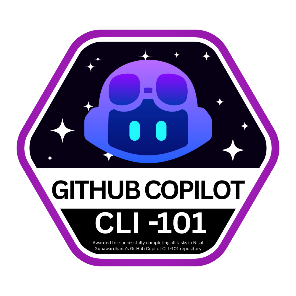 GitHub Copilot CLI 101 — Completed